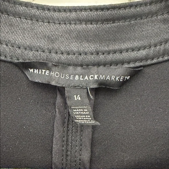 White House Black Market Black coated Jacket - Picture 2 of 2